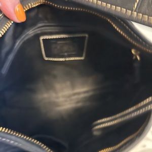 Large Coach Dusty blue satchell